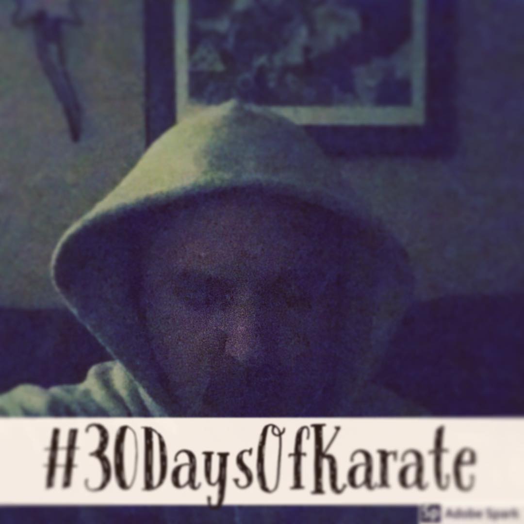 #30daysofkarate Day 11 and I’m feeling #strong. Tonight was a combined #exercise of #visualization and #meditation  Spent just over 30 minutes meditating and letting my mind throw attackers at me. Still #writing my #blog #article on #traditionalmartialarts and the search for #ritual. Forgive the bad picture, it’s after 1;00 AM and it’s dark #karate #kobudo #budo #bushido #martialarts #training #innerstrength #innerpeace  @erickastengren @karateculture @mish.mash.do @ando_mierzwa @jay_the_sensational @jeremylesniak