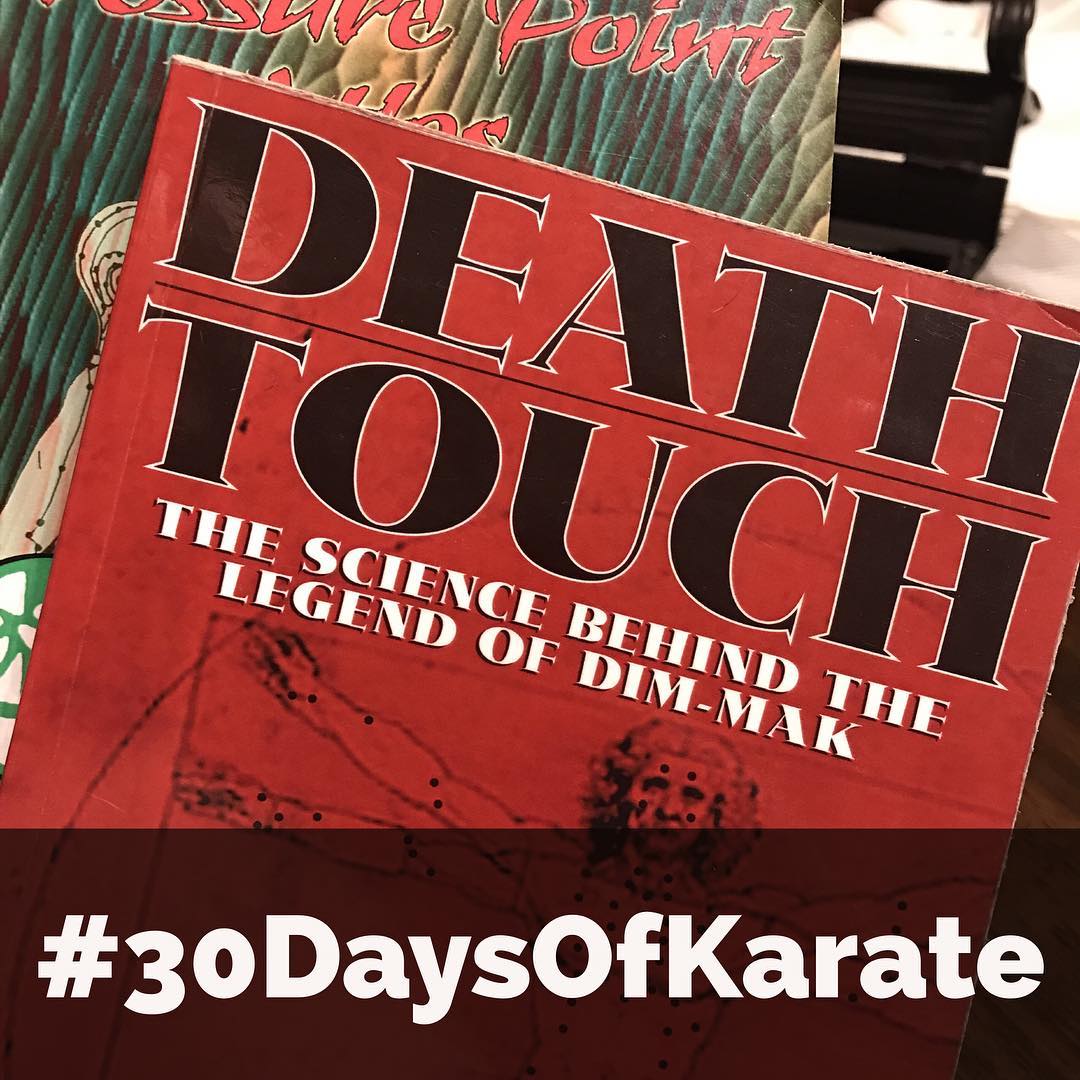 An excellent #book with an unfortunate name. Delves into modern #medicine and talks about #vital #points in terms of their place within the #centralnervoussystem  Yes, day 14 of #30daysofkarate was spent #reading #studying and #practicing #kyusho  Whether or not you believe in its practical application, it’s part of #martialarts #history and worth studying. And, of course, finished today with #meditation. #karate #bushido #budo #strength #pressurepoints #tcm @erickastengren @jeremylesniak @karateculture @jay_the_sensational @ando_mierzwa @mish.mash.do