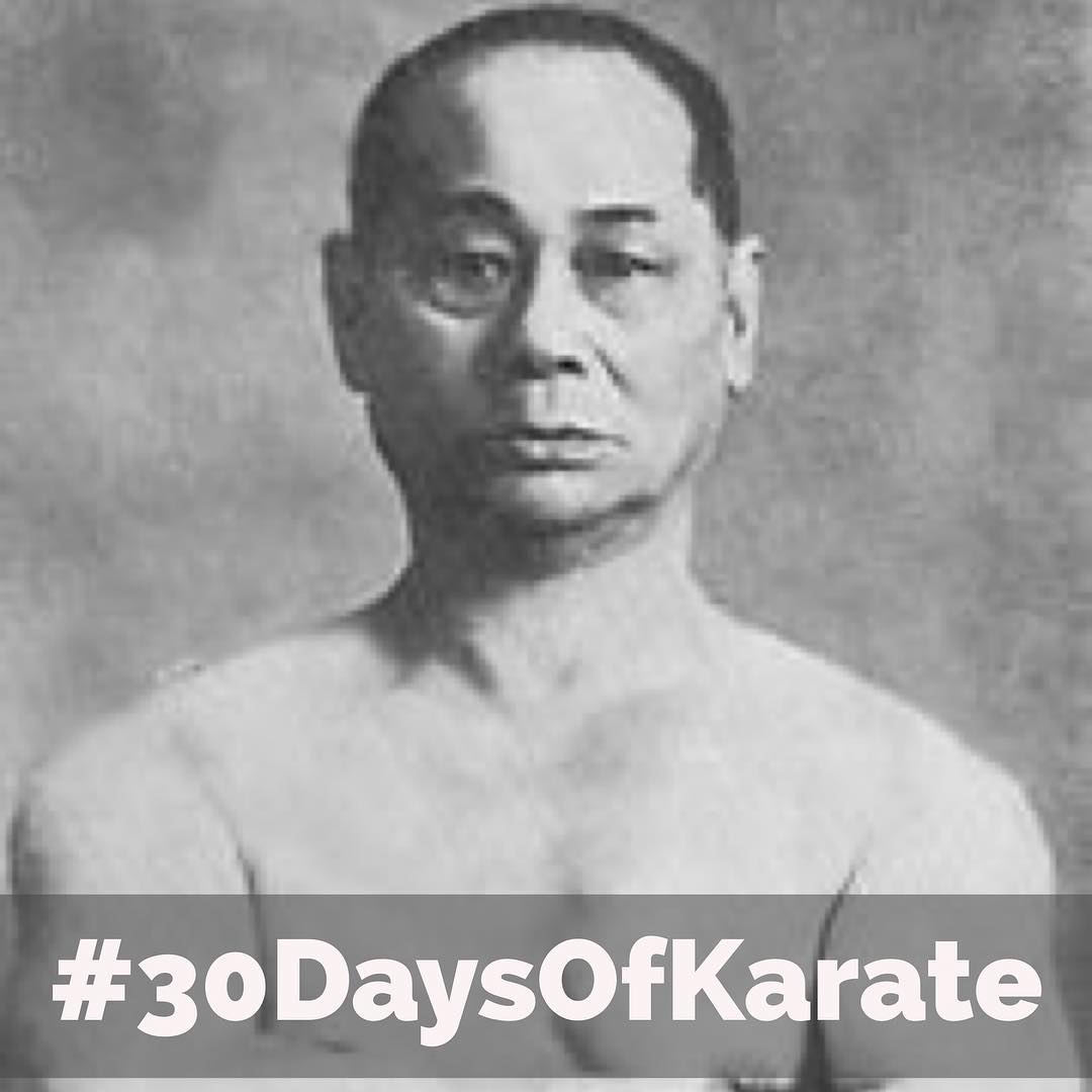 About a month ago, I completed some #historical #research and traced the #lineage of my school and #sensei back all the way to #Ankō #Itosu (1831-1915). Today’s session for the #30daysofkarate is an homage to #ChokiMotobu (1870-1944). Among his writings is this nugget, “the #blocking hand must be able to become the #attacking hand in an instant. Blocking with one hand and then countering with the other is not true #bujutsu.” So today my #practice is to block and then immediately counter strike with the same hand. #karate #budo #bushido #history #strength #meditation #honormyhistory @erickastengren @mish.mash.do @jeremylesniak @jay_the_sensational @karateculture @ando_mierzwa