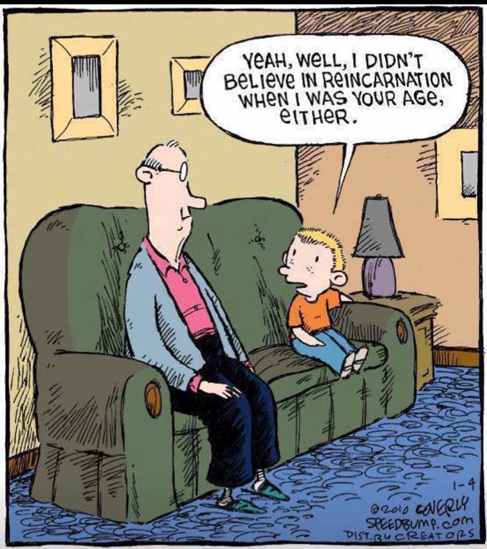 Ha! #lotd #funny #humor #reincarnation