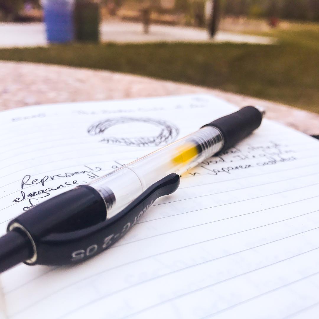 Hanging out at the park while my daughter has soccer practice. Taking the opportunity to work on an article about Ensō in my #karate #journal. Not too many of these incredibly beautiful evenings left before winter. #warrior #zen #enlightenment #ensō #strength #meditation #martialarts #elegance #writing #moleskine #blog #void #minimalism