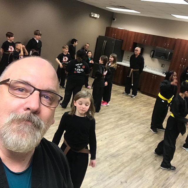 Day 3 of #30daysofmartialarts  and three hours in the #dojo – two kids classes, one adult class, and some “me” time before it all began. Now to put my kids to bed and then close off today with an extended #meditation. #30daysofkarate #karate #kobudo #budo #bushido #meditate #mokuso #zazen #journal #writing @whistlekick @erickastengren @mish.mash.do @ando_mierzwa @karateculture @jeremylesniak