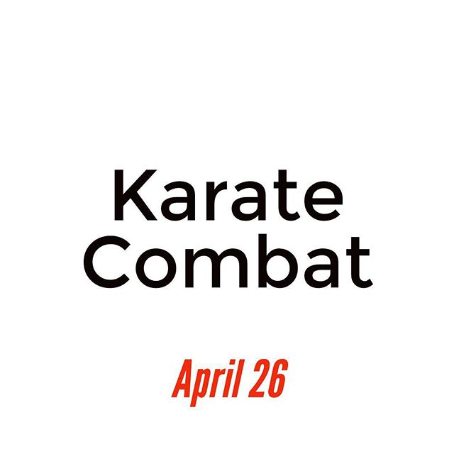 Any of my #karate peeps going to watch the live stream of @karatecombat on Thursday? I’m finding it more enjoyable than regular MMA and certainly more relevant to me as a #karateka  @phoenixcarnevale are you going to be announcing?